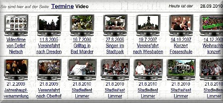 Zur Videoübersichtsseite der Liedertafel Limmer bitte anklicken